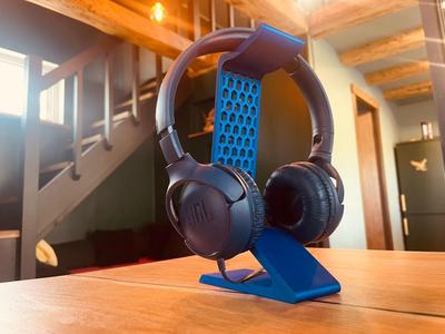 honeycomb earphone stand