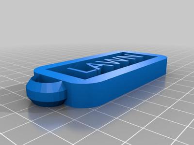 Lawn Mower Keychain
