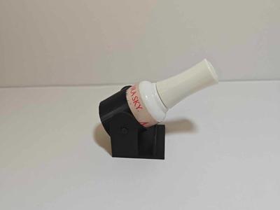 Angling nail polish and paint cans.