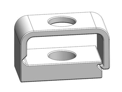 4040 Extrusion Cable Clip (Snap Fit)