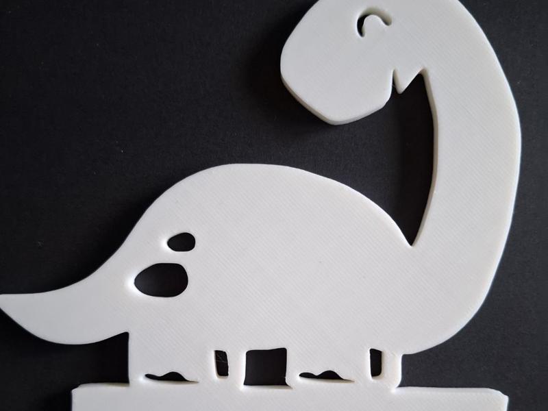 Adorable Little Dino for Light Switches or Door Corners