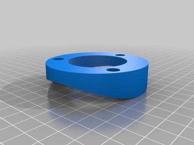 Focuser base plate for 114mm Newtonian telescope