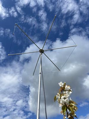 6m Monoband Hexbeam