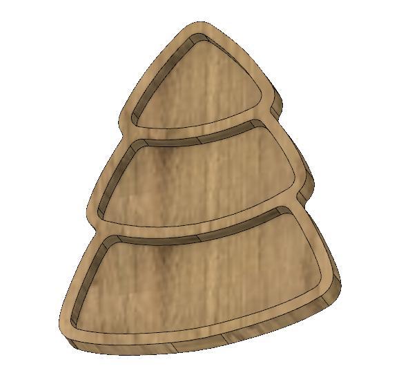 CHRISTMAS TREE BOWL / TRAY