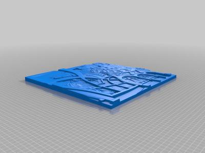 City, city view,3D STL Model for Cnc users, CNC Router Engraver, V-Carve, Artcam, Vetric, CNC files, Wood, Art, Wall Decor,city view stl.