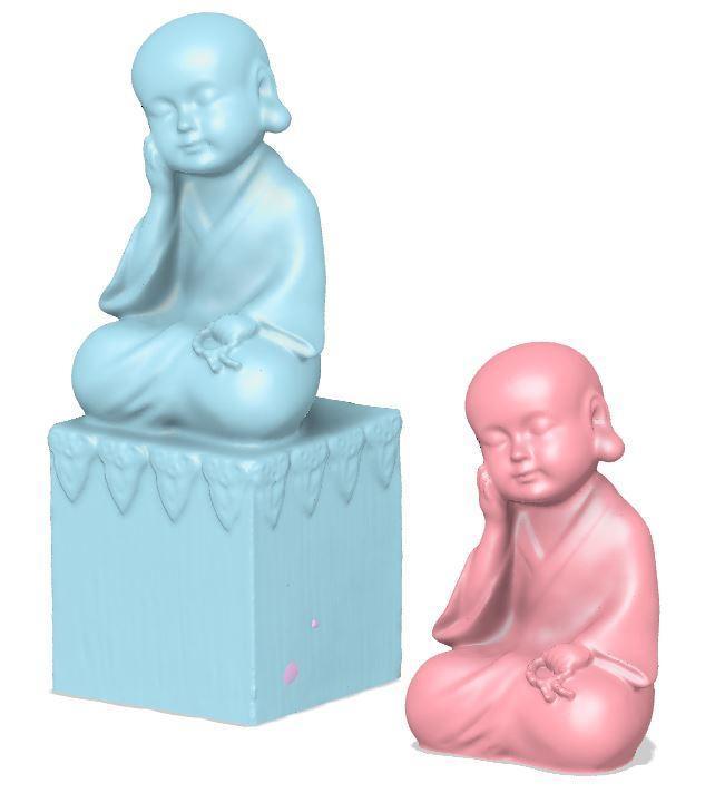 Young Infant Toddler Buddha, on stand and off
