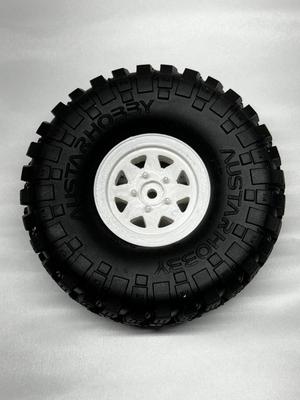 1.9  White Steel Wheel 12mm Hex TRX-4