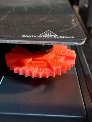  hot bed adjustment knob