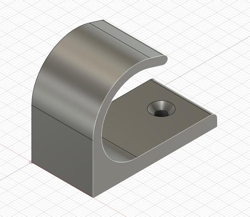 curtain rod / holder for blackout 