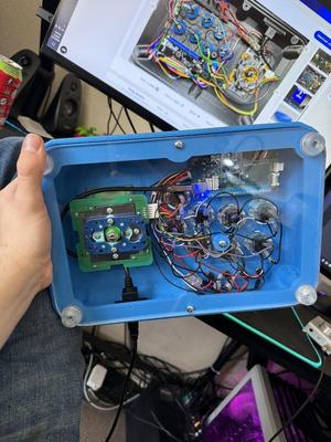 Spaced for open source fight stick 