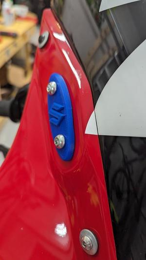 Suzuki SV650S Mirror Block Off Blates