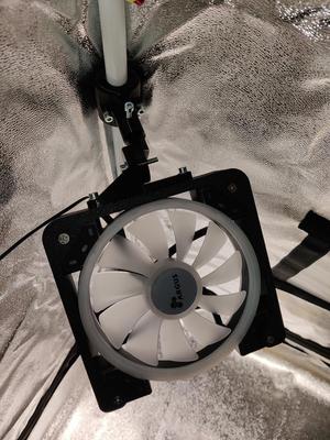 140mm Fan mount for growbox (16mm & 19mm tube frame)