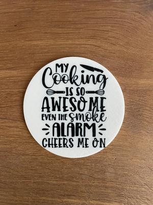 Funny Cooking Coaster / Kitchen / Coffee / Mother