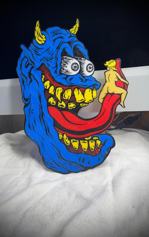 Monster Art: The Blue Devil