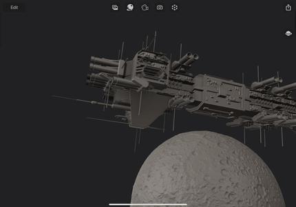 Babylon 5 Hades Class Heavy Dreadnought