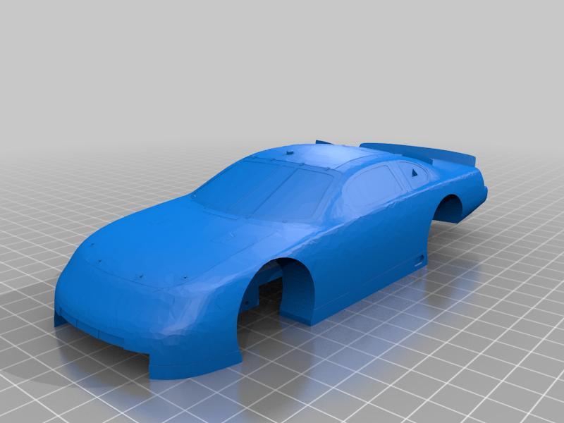 NASCAR style pinewood derby car