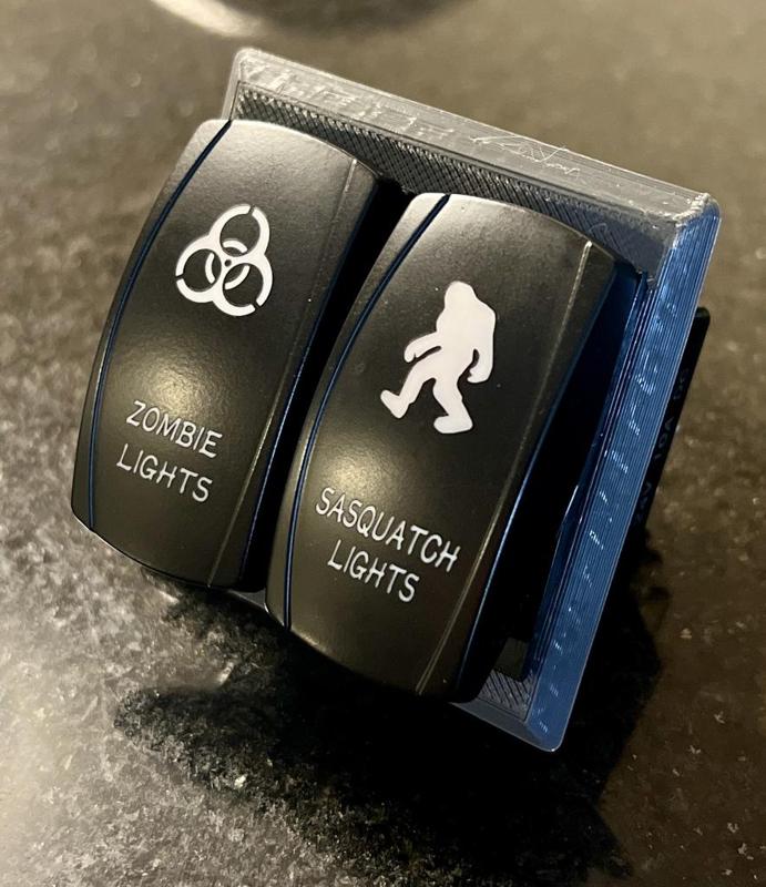 2-gang Rocker Switcher Panel