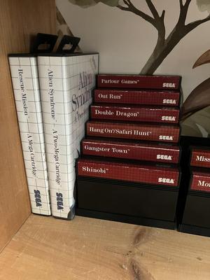 Sega Master System cartridge display