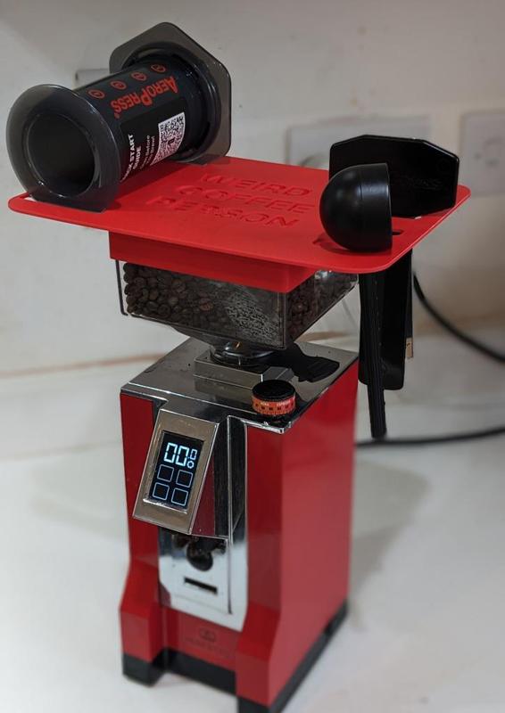 Aeropress Organizer Lid for Eureka Mignon Grinder