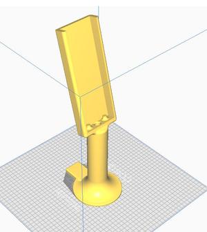 iPhone stand with cord