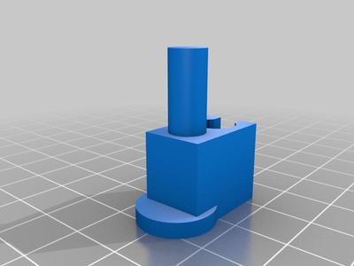 Deck chair headrest lock