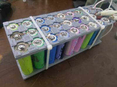 3S 9P 18650 Battery Holder