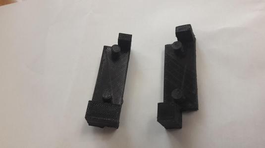 Removable Wanhao D9_300_MK_2_extruder_lever_supports