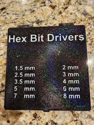 100mm Hex Bit Driver Case