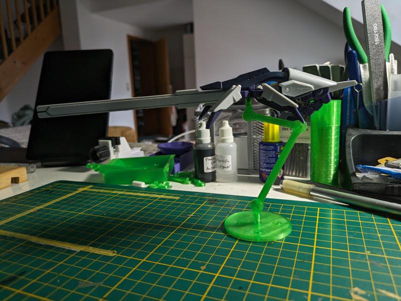 Gunpla small action arm base