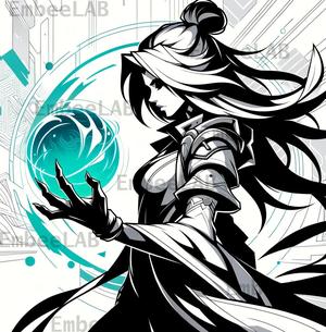 Hueforge - Valorant Sage holding her Orb