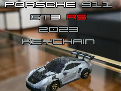 Porsche 991 GT3 RS 2023 Keychain (working wheels)