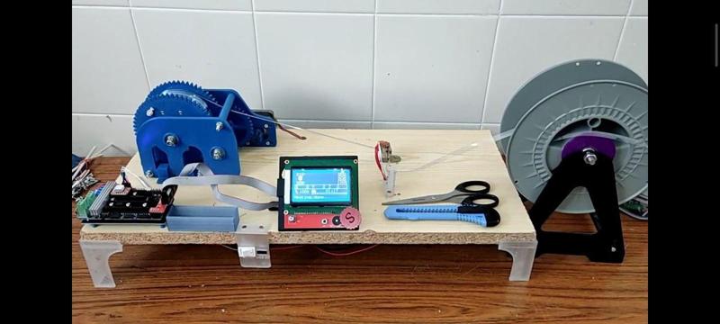 Extrusora de filamento PET v3. DIY filament machine v3.