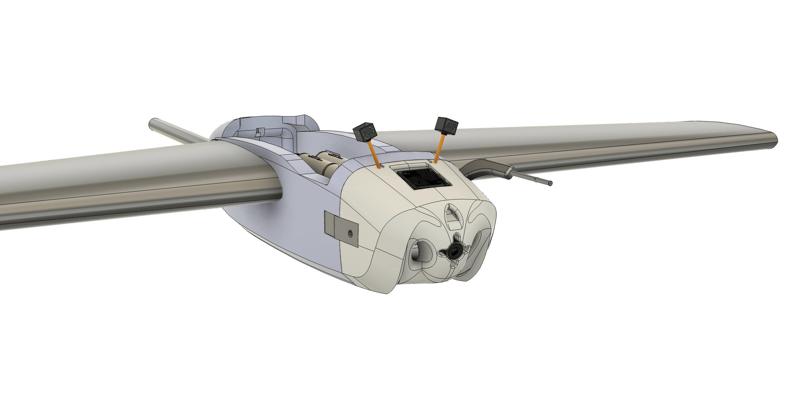 Heewing T2 Cruza Nose replacement for Walksnail VTX