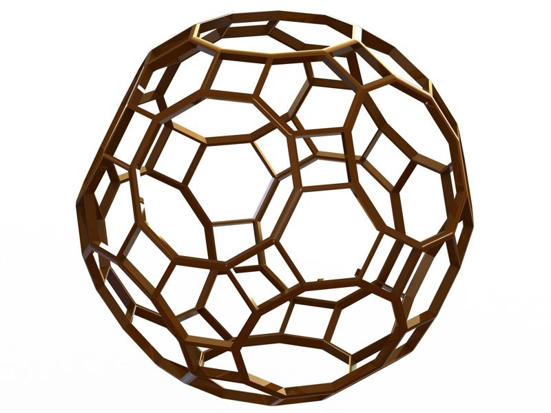 Wireframe Shape Great Rhombicosidodecahedron