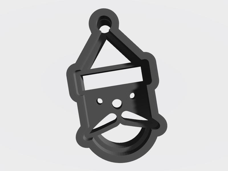 Keychain Santa Claus