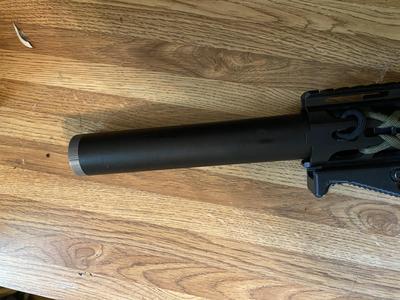 14CCW Airsoft Suppressor, FOAM!