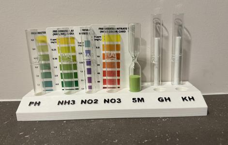 API Freshwater Test Kit Stand with Timer and Drying Rack