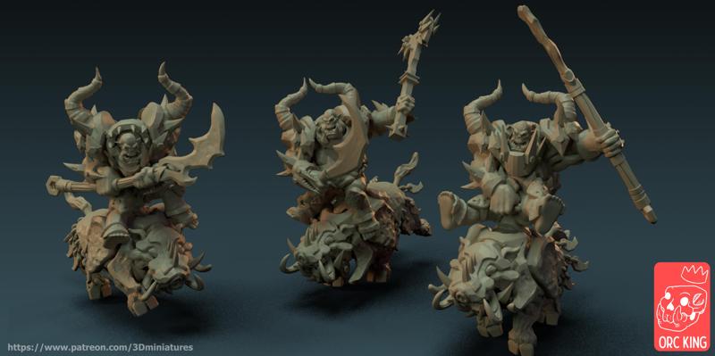 Lowland Orc Boar Riders