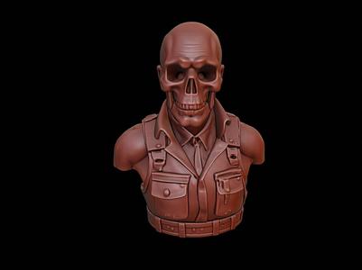 Post-Apocalyptic Survivor Bust