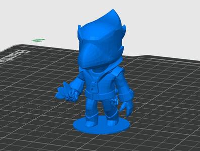 Crow from Brawl Stars with stand