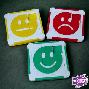 3 Taquin Puzzles 8 pcs