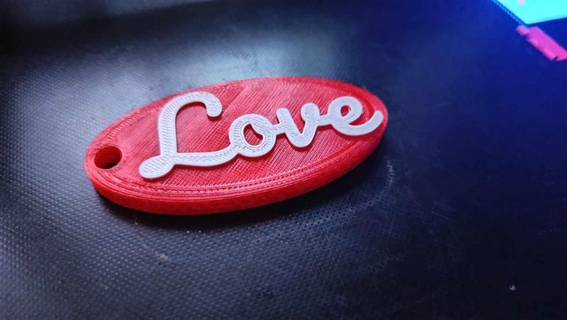 Love keychain