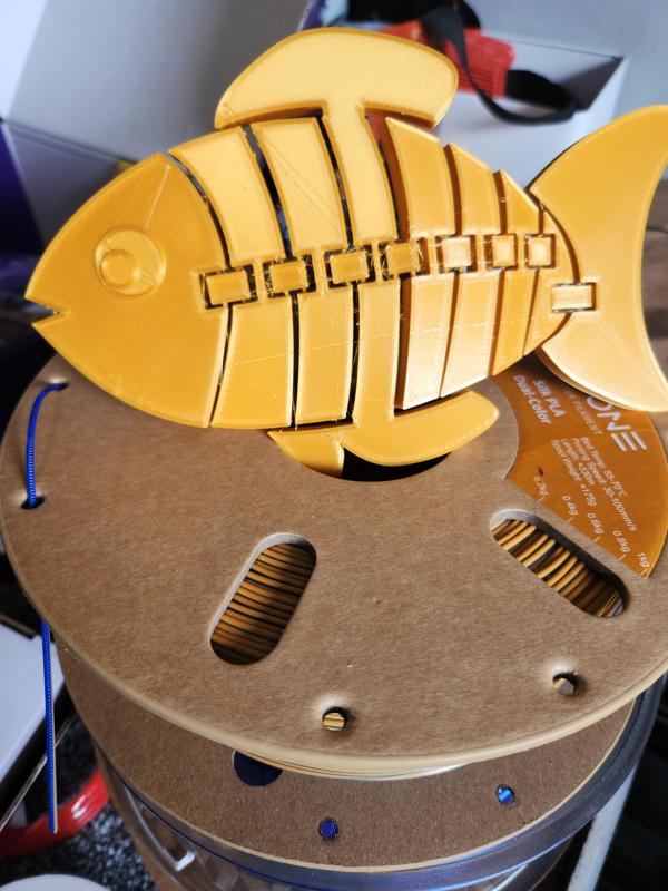 articulating fish toy