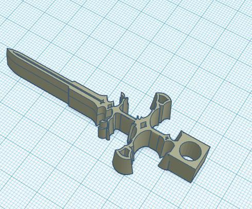 blade of the ruined king keychain