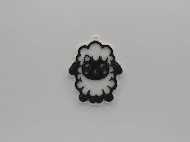 Cute Sheep Keychain