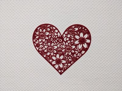 Floral Heart Wall Decoration