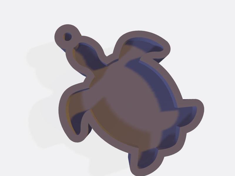 Keychain turtle