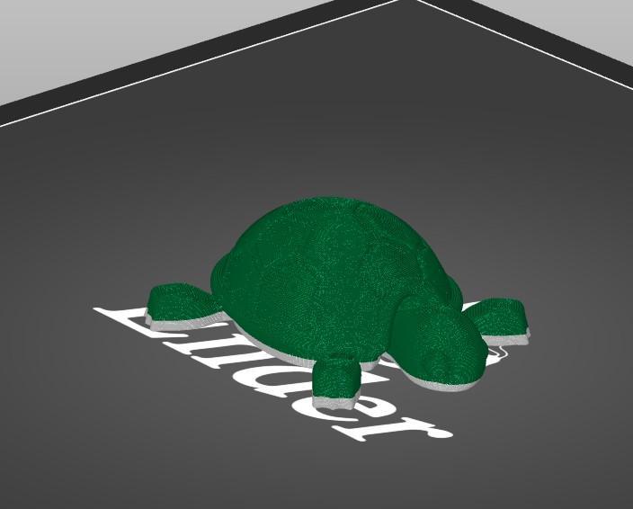 Articulated turtle keychain