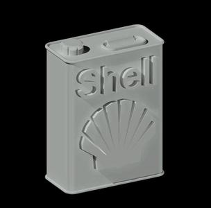 Shell Oil Can
