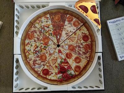 New York Slice Board Game Insert